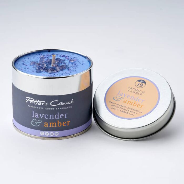 Potters Crouch - Candle Tin - Lavender and Amber